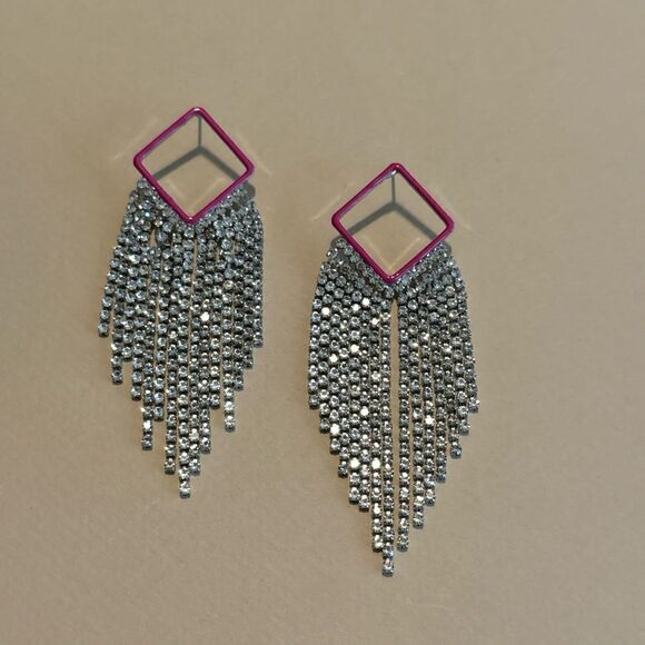 Tassel drop earrings N1163 - Picture 2 of 4